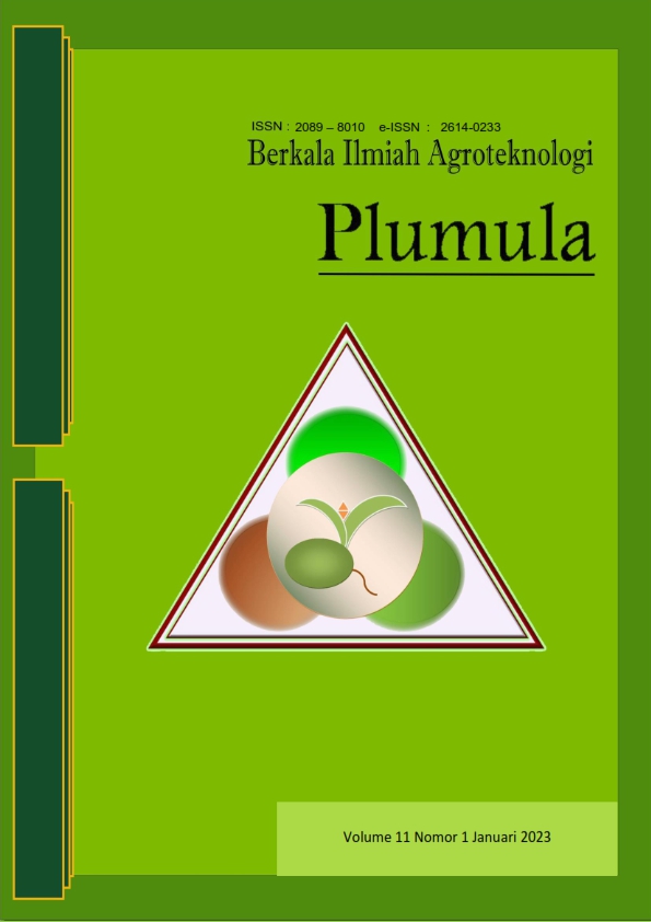 					View Vol. 11 No. 1 (2023): Plumula : Berkala Ilmiah Agroteknologi
				